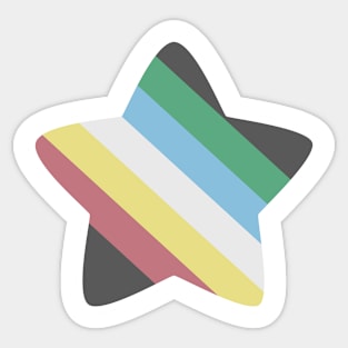 Disability Pride Star Sticker